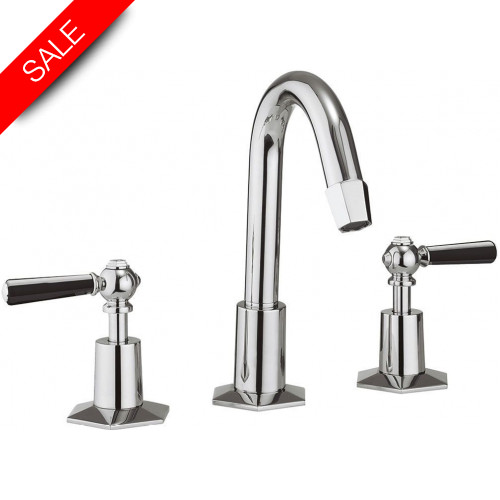 Crosswater - Waldorf 3TH Basin Mixer Deck Mounted - Lever