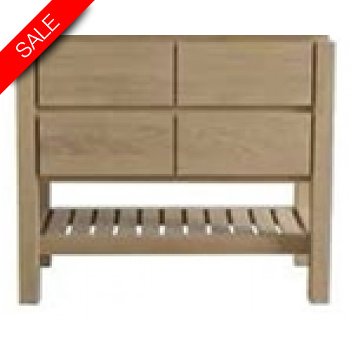 Finwood Designs - Easy Basin Unit With 2 Drawers 120x46.5cm