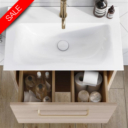 Bauhaus - Arena F 600mm Basin With Overflow 1TH
