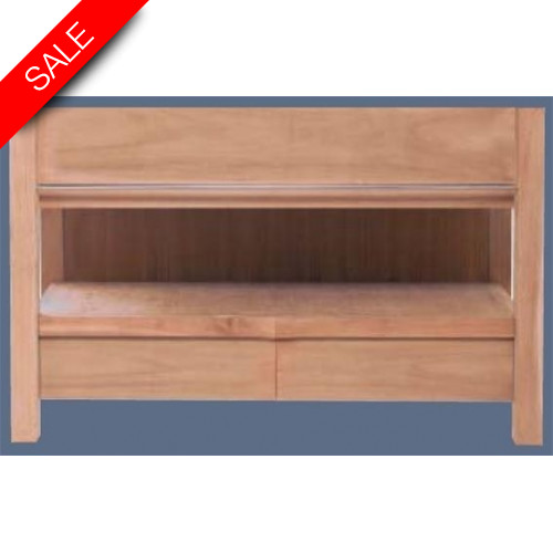 Pure Basin Unit With 2 Drawers L133 x P56 x H87cm