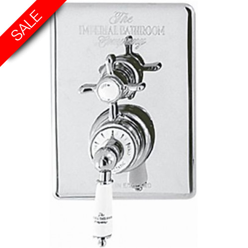 Imperial Bathroom Co - Victorian Concealed Thermostatic Dual Control Valve Kit