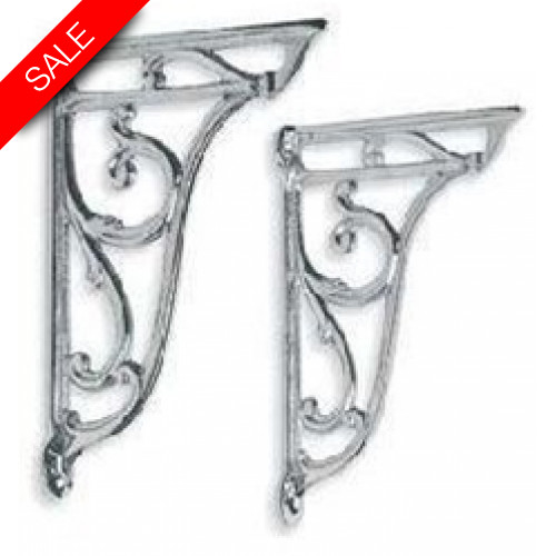Lefroy Brooks - Pair Of Decorative Cistern Support Brackets