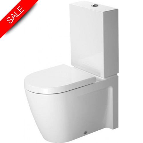 Starck 2 Toilet Close Coupled 630mm Washdown Vario Outlet