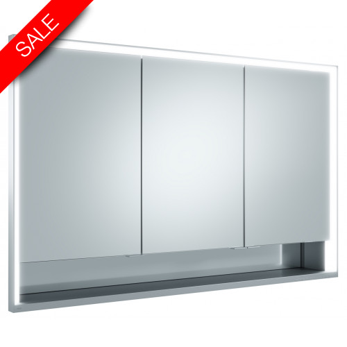 Keuco - Royal Lumos GB Mirror Cabinet 3 Door Recessed 1200x735x165mm
