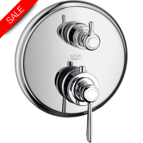 Hansgrohe - Bathrooms - Montreux Thermostat W/Lever Landle & Shut-Off/Diverter Valve
