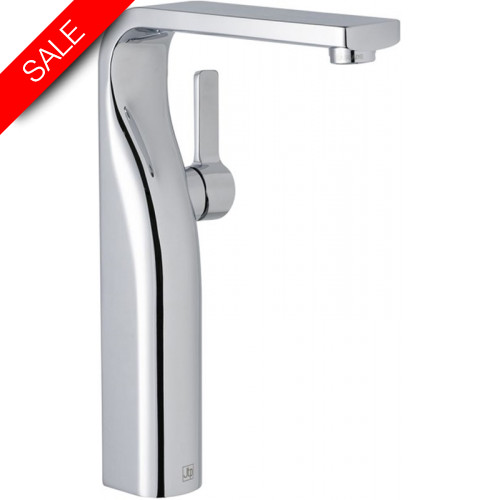 Just Taps - Curve Single Lever Tall Basin Mixer