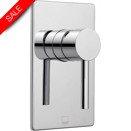 Vado - Zoo Square Concealed Manual Valve Single Lever