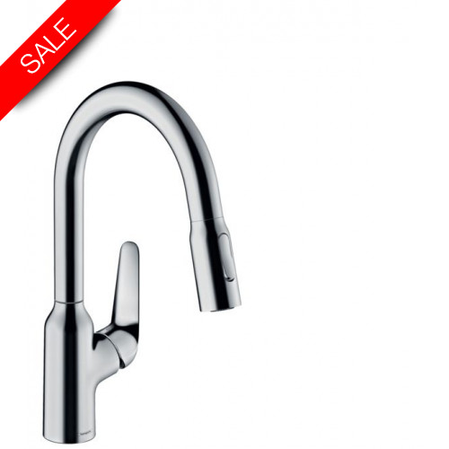 Focus M42 Single Lever Kitchen Mixer 180 Pull-Out Spray 2Jet