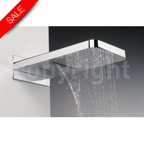 Revive Fixed Shower Head With Waterfall