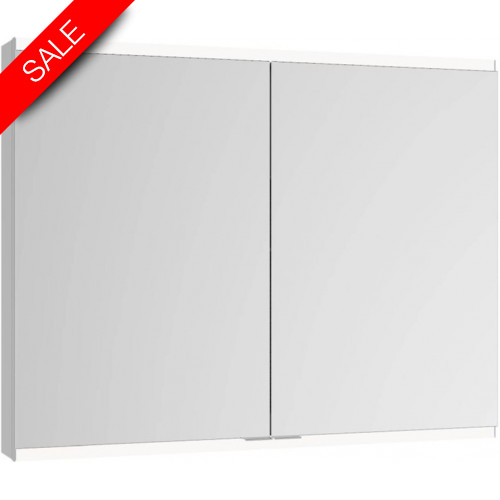 Mirror Cabinet, With Light, Wall Mounted, GB, 1 Socket/1 USB