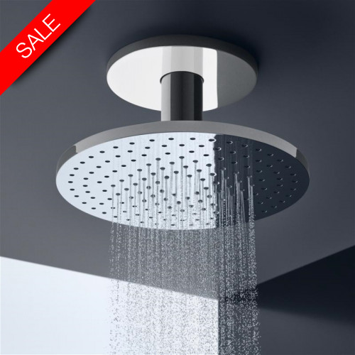 showerSolutions Overhead Shower 250 1Jet With Ceiling Con