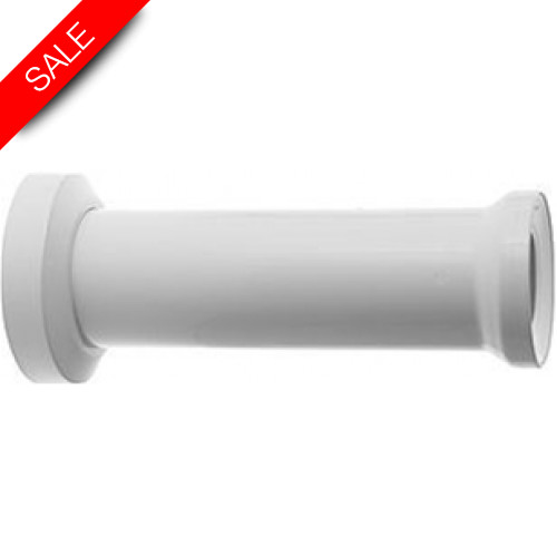 Duravit - Bathrooms - Connecting Pipe With Rosette Horizontal Outlet D: 110mm