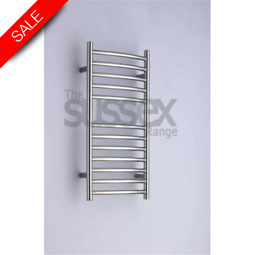 JIS - Camber Electric Curved Fronted Towel Rail 700x400mm