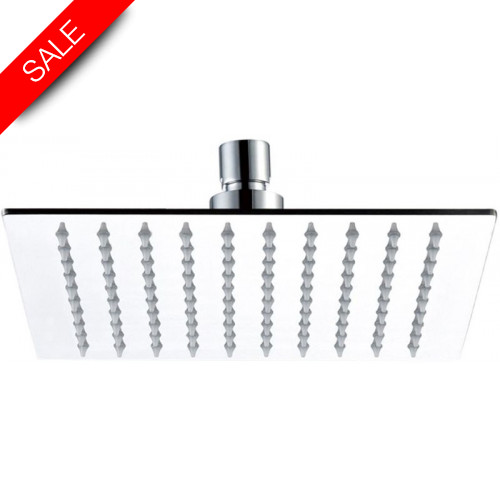 Just Taps - Glide Ultra-Thin Square Shower Head 300mm