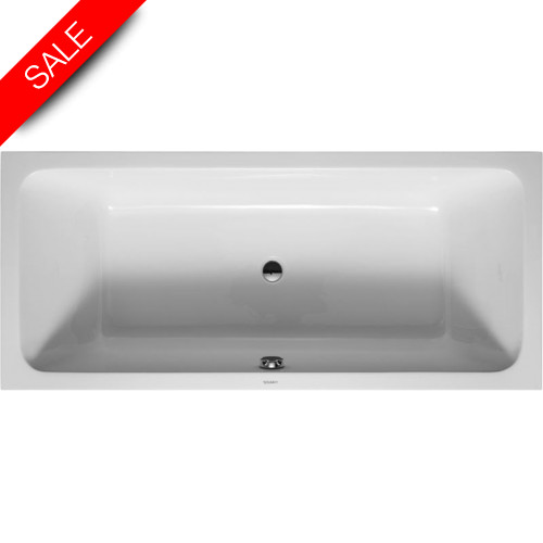 D-Code Bathtub 1800x800mm With 2 Backrest Slopes Incl Feet