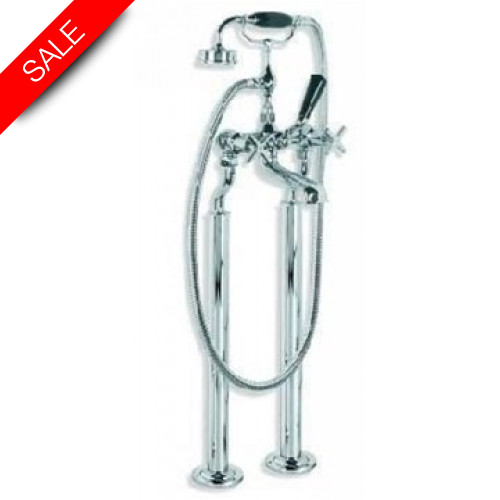 Lefroy Brooks - Mackintosh Bath Shower Mixer With Standpipes