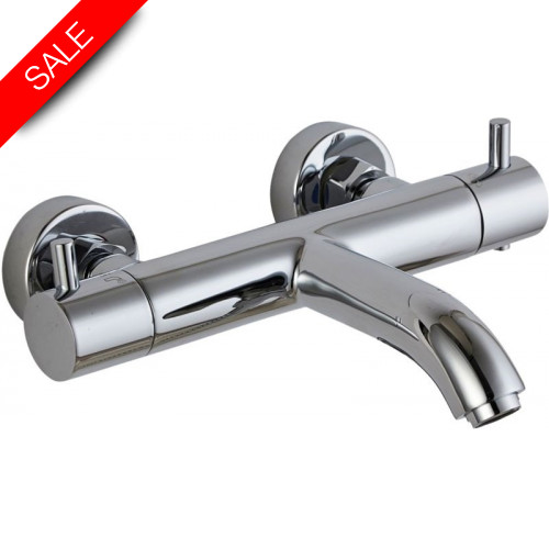 Just Taps - Florence Wall Mounted Thermostatic Bath Shower Mixer