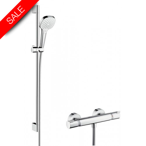 Croma Select E Shower System For Exposed Installation Vario