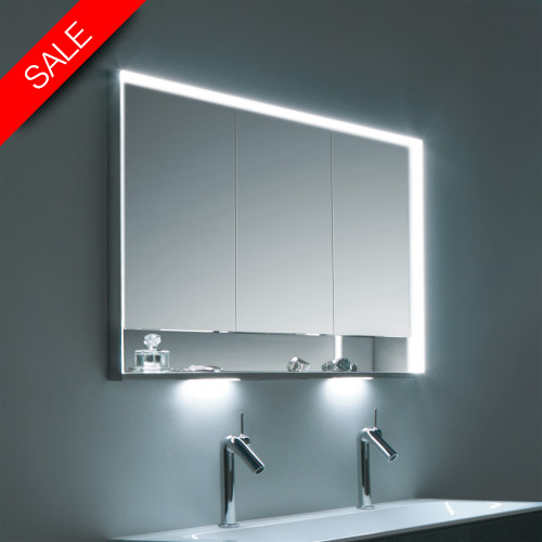 Keuco - Royal Lumos Mirror Cabinet 2 Door, Recessed 800x735x165mm