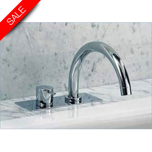 1 Handle Mixer With Swivel Spout For Bath Filling